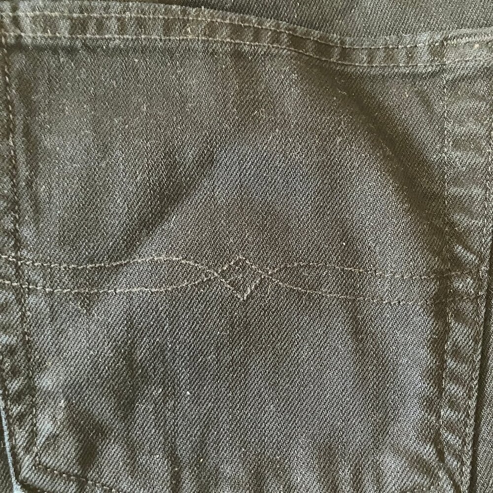 Lucky Brand Mens Jeans, Black Denim, Reg. Inseam, Made in America, Size 33 - Picture 13 of 15